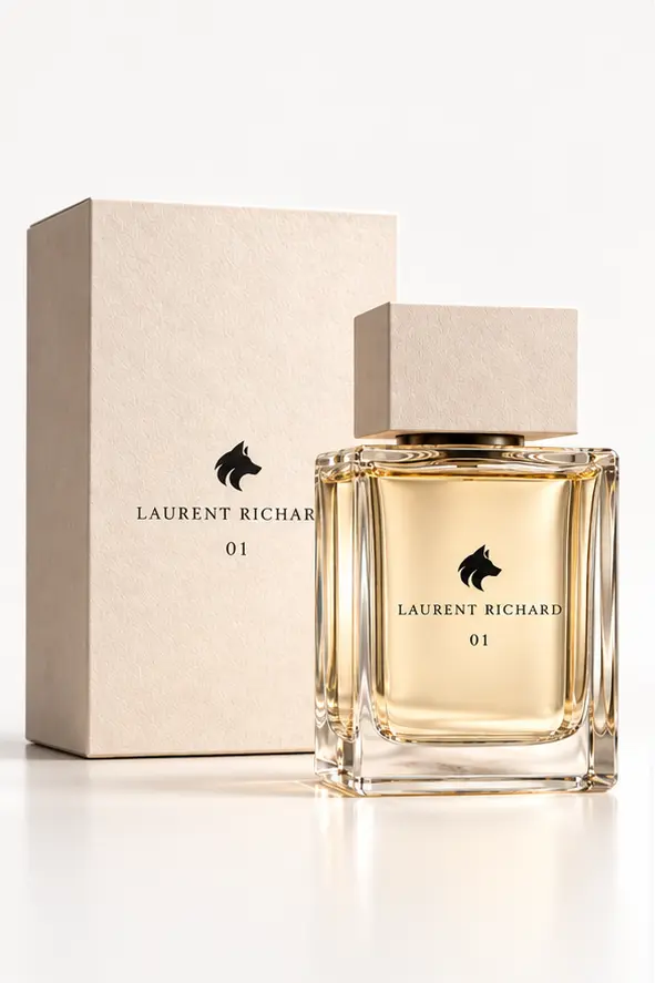Perfume 01 Laurent Richard, claro, produto isolado
